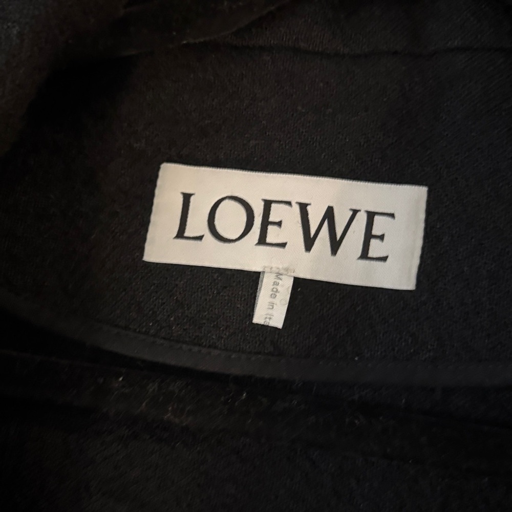 Black Loewe wool military cape - Picture 7 of 12